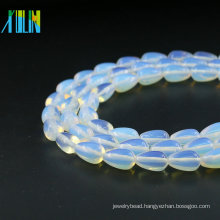 Wholesale DIY XA0001 Synthetic Lab Opal Drop Shape Opal White Color Stone Loose Beads For Sale